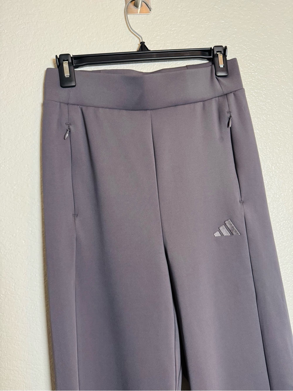 Adidas Gray High Waisted Athletic Sweatpants NWOT - Picture 2 of 7